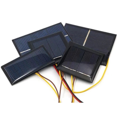 エポキシの小型太陽電池パネルの充電器1w 2w 3w 4w 5v 6v 7vの日光力銀行電池