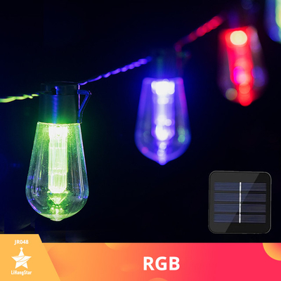 LEDの粉砕防止球根掛かる裏庭ライトが付いている屋外のひもライトは庭いじりをする