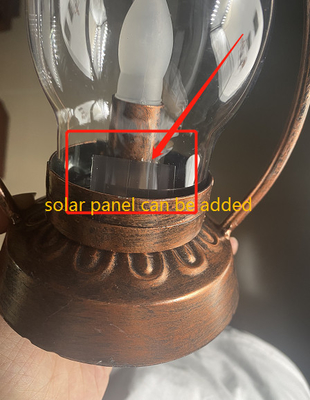 防水IPX6太陽LEDの庭はキャンプの掛かるランプをつける
