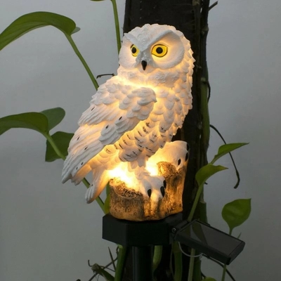 防水太陽動力を与えられた庭LEDのフクロウの動物の芝生の装飾の独特なクリスマス