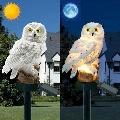 防水太陽動力を与えられた庭LEDのフクロウの動物の芝生の装飾の独特なクリスマス