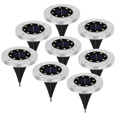 IP67太陽LEDの庭はDC 6V 10 LEDの太陽導かれた地下ライトをつける