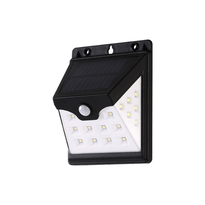 スマートなモーションセンサー太陽動力を与えられたLEDの壁ライト22 LED ABS 3.7V
