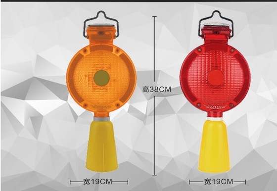 保証太陽導かれた交通信号ライトDia 19cmの高さ38cm