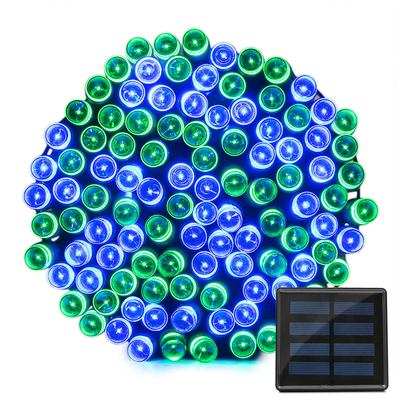 50のLEDの波の組合せ太陽動力を与えられたLEDのひもライトはクリスマスの装飾のために防水する