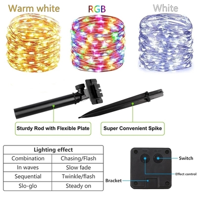 現代様式太陽LEDの庭はIP65防水屋外の花飾りライトをつける
