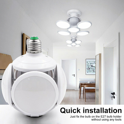 寝室の調査のための調節可能なDeformable LEDのフットボールUFOランプE27 40W