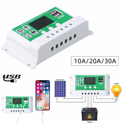 30A PWMリチウム電池のための太陽充満コントローラーの排出の調整装置12V 24V 1920W