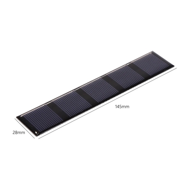 0.5W 2.5V 145*28mmの力銀行のための屋外の携帯用太陽電池パネルの充電器